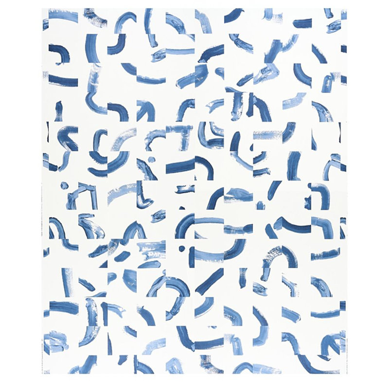 Schumacher x Caroline Z Hurley Sepiessa Panel Set, Blue
