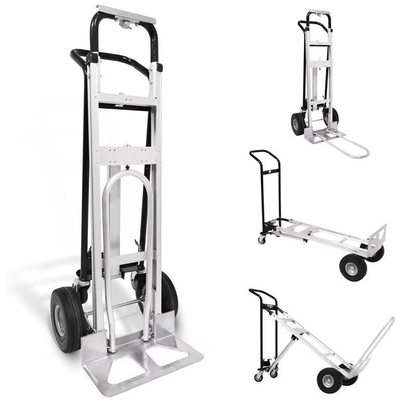 Diable convertible 3-en-1 en aluminium, chariot à 4 roues Olympia Tools
