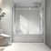 6063 Matte Black Frameless One Fixed And One Shifted Shower Door, 70MM 304 Stainless Steel Large Pulleys With Adjustable Soft Closing Function,With Nano Easy Cleaning,Stick Explosion-Proof Menbrance