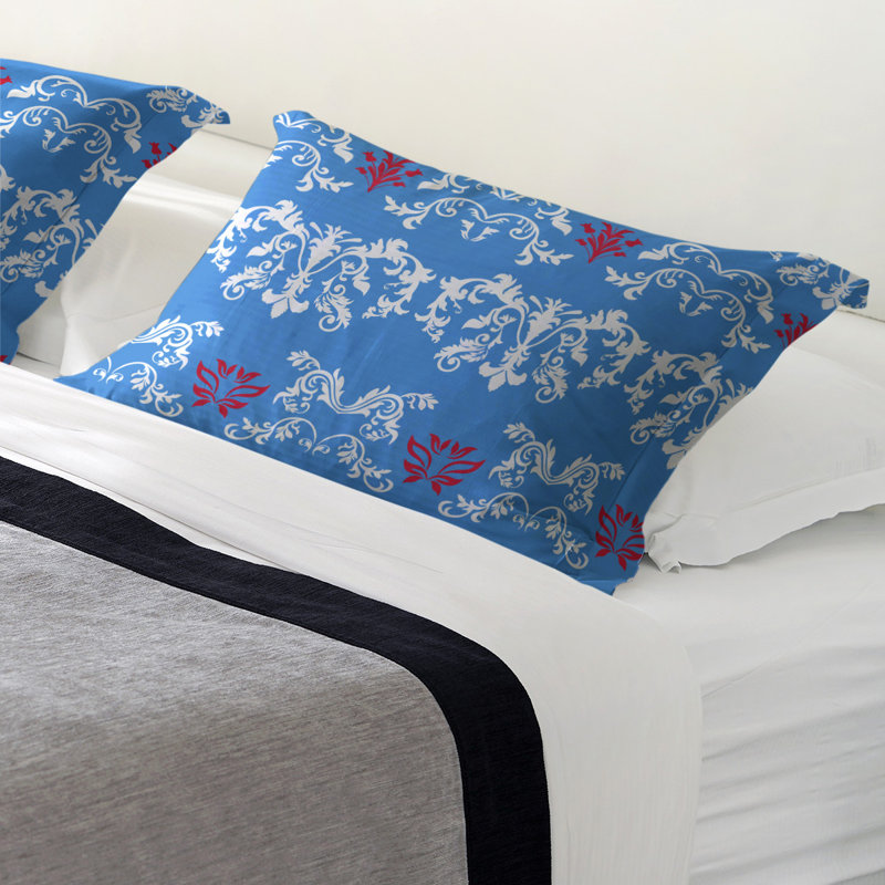 Taie décorative Houston, Très grand, Bleu / blanc / rouge, polyester