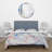 Blue Abstract Composition - Modern Duvet Cover Set - Microfiber Polyester-66388744