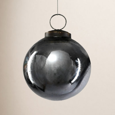 4" Glass Bauble