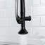 Robinet rétractable pour la cuisine - Robinet pré-rinçage noir mat à pré-rinçage commercial
