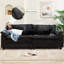 Ensemble de canapé modulaire 3 pièces, canapé-lit à assise profonde avec canapé surdimensionné de 120 po, causeuse de 86 po et fauteuil de 53 po-1190522400-1190522405