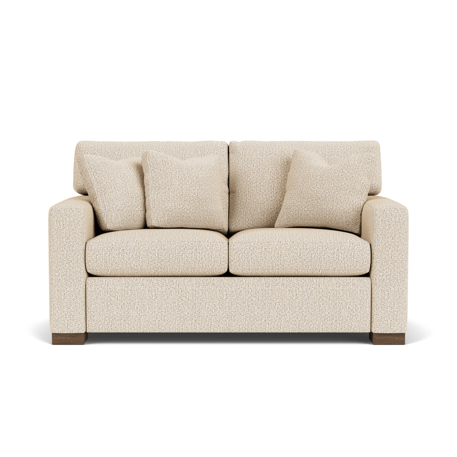 Anderia 63'' Upholstered Loveseat, Beige Polypropylene/Olefin