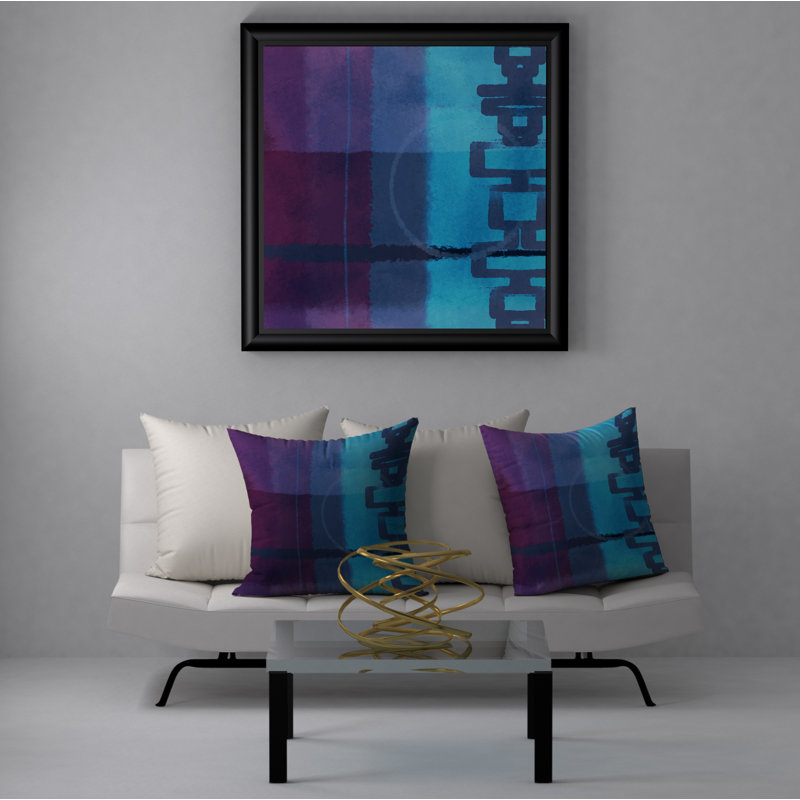 Housse de coussin décoratif carrée en sping effervescente/insert, 18 po x 18 po