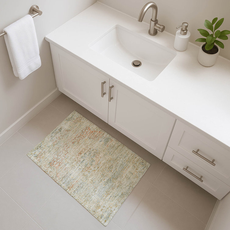 Premium Machine Washable Marasco AMF1636 Global Rug