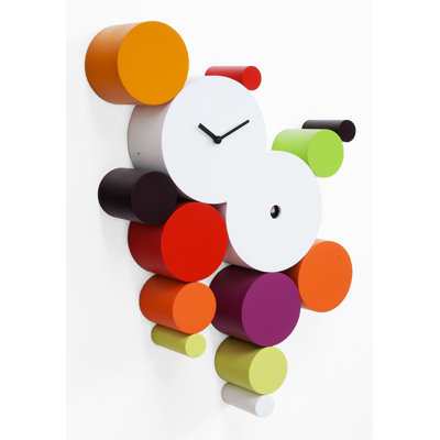 Eduardo Wood Wall Clock