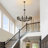 40.6" W 12-Light Dimmable Wagon Wheel Chandelier-1883130892