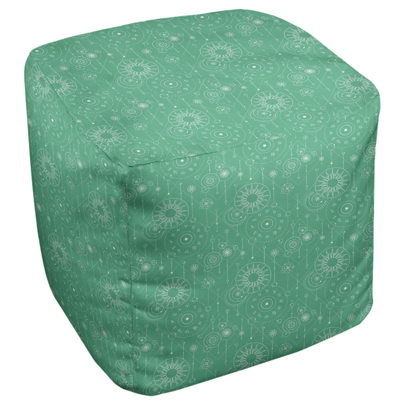 Repose-pieds cubique carré géométrique 18" leffel, Bourre pour cube (18 x 18 x 18)