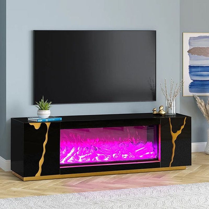 ROSA TV STAND, Black