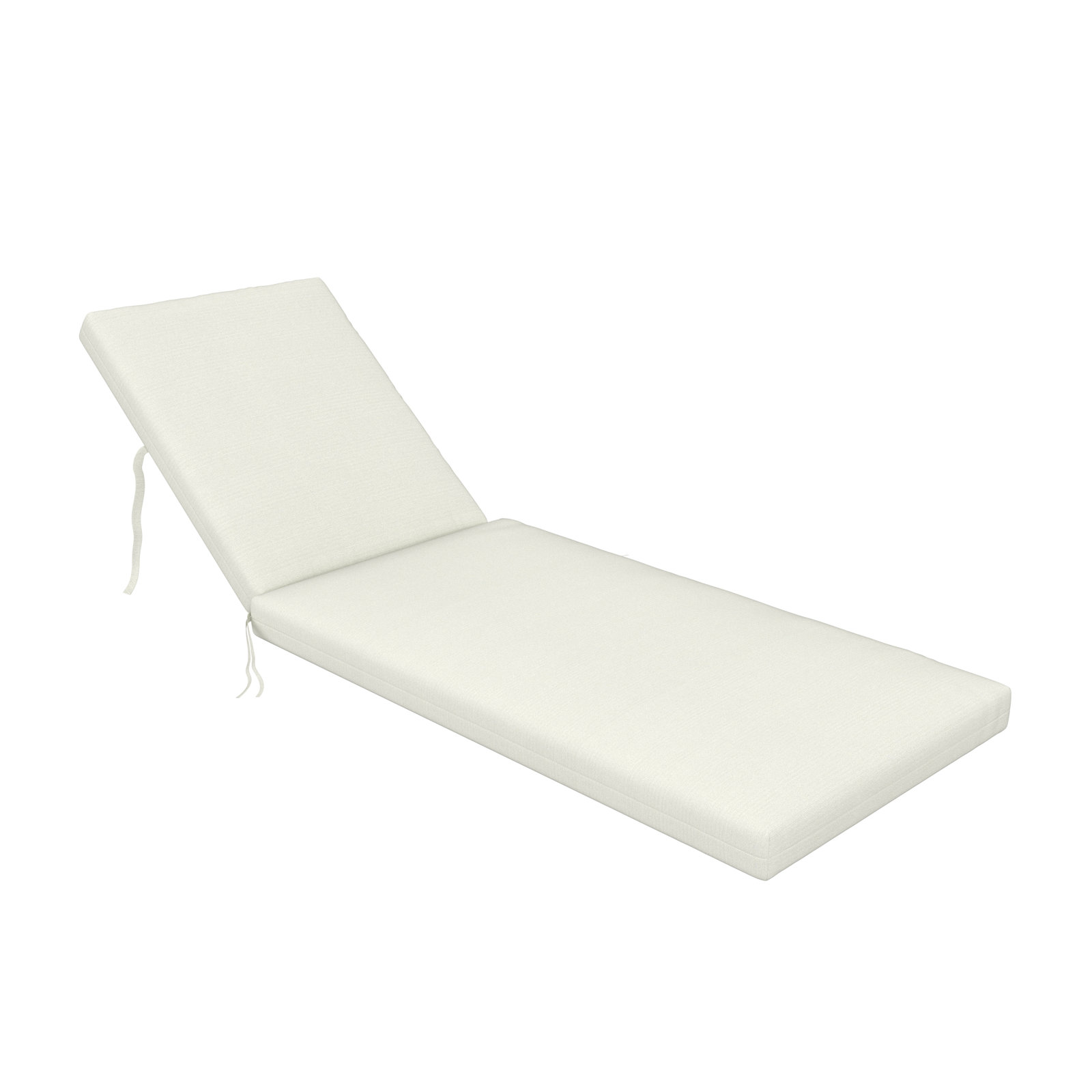 Outdoor Sunbrella® Chaise Lounge Cushion, 3.5" H x 25" W x 47"D, Canvas Natural Sunbrella® Canvas