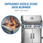 Barbecue à 4 brûleurs en acier inoxydable avec brûleur latéral et arrière infrarouge Rogue® PRO-S 525-107413915