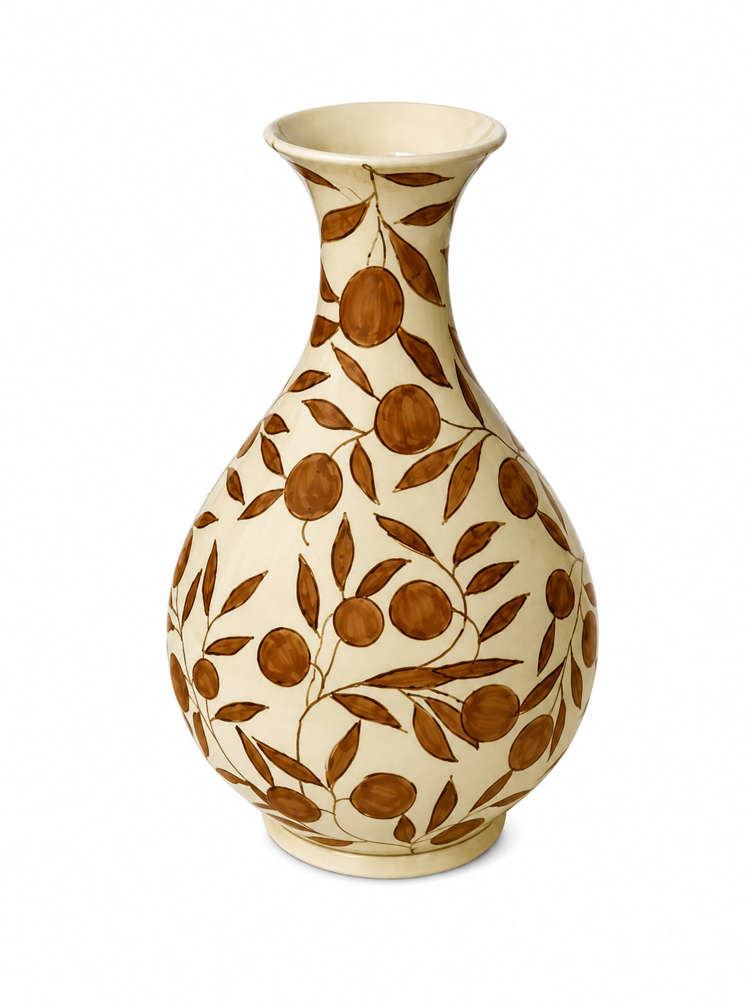 Olivia Sage Green Vase Large, Small, Golden Brown