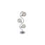 Lampe de table en cristal Elegant