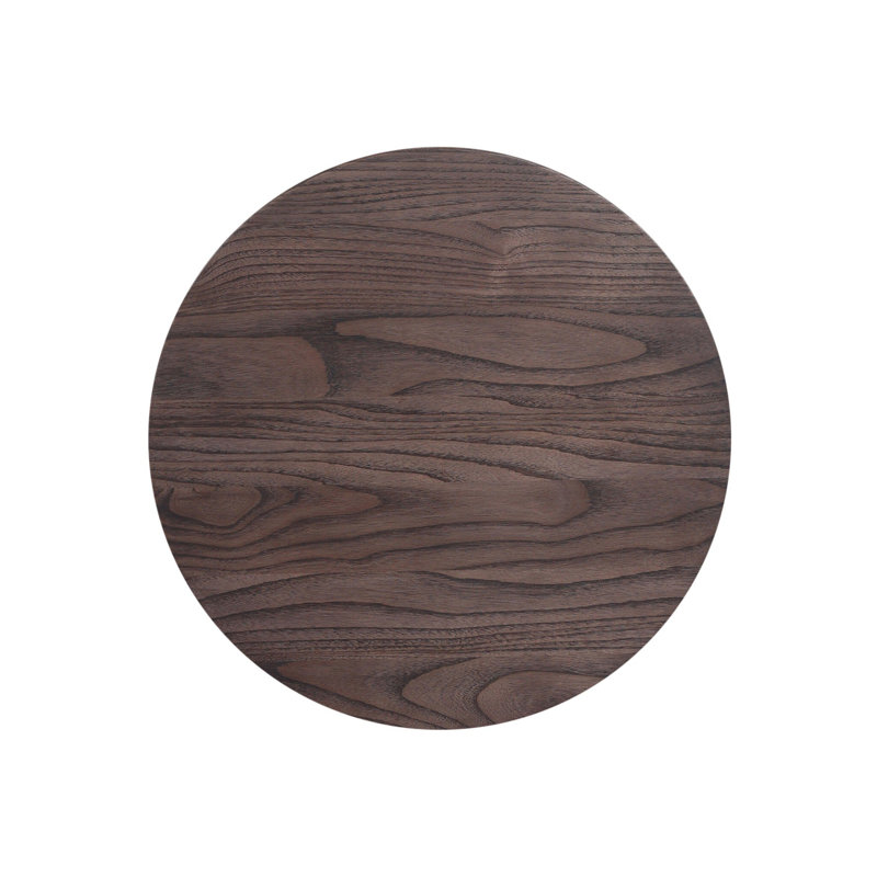 Brailey End Table-Smoked Natural Sungkai, Dark Brown Sungkai