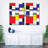 Geometric Mondrian I Multi Piece Canvas Print-93062910