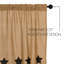 Paire de rideaux semi-transparents avec passe-tringle Claysville