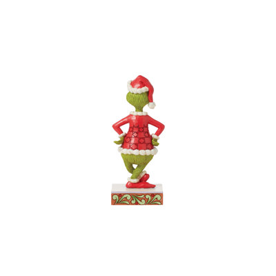 Dr. Seuss the Grinch by Jim Shore Standing with Hands on Hips Figurine 6.6 Inch