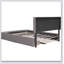 Upholstered Platform Bed With 2 Drawers And 1 Twin XL Trundle,  Linen Fabric-1684270614