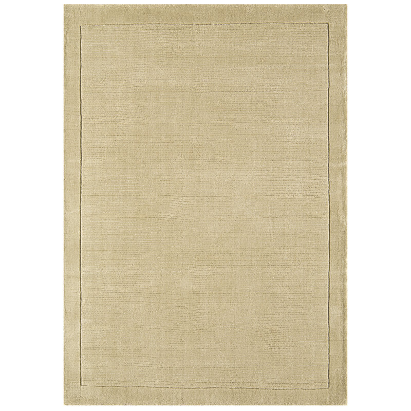 Durbin Solid Colour Wool Hand Woven Area Rug, Rectangle 120 x 170cm