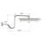 12" Square Showerhead With Adjustable Arm - Stainless Steel Construction, Self-Cleaning, Bathroom Accessory 12 Inch Rain Shower In Steel, Full Body Coverage, Wall Mounted Fixture