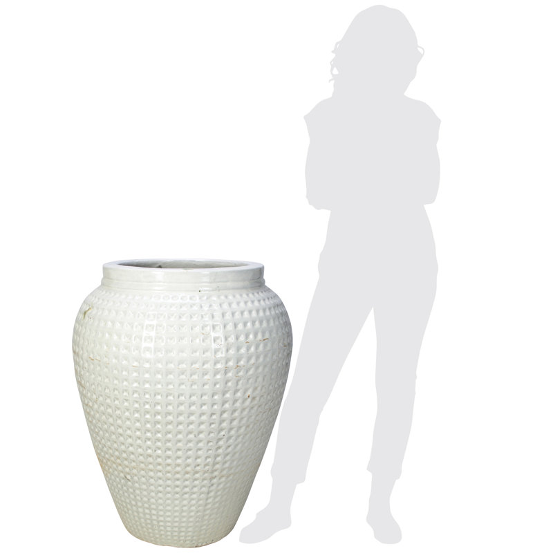 Pot à gaufres 28 po - blanc antique, Blanc