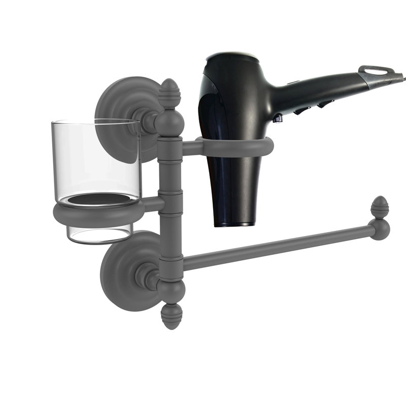 Barre à serviettes murale 15 "leamore, Gris mat
