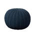 Pouf rond en coton 20 po beige-966207506