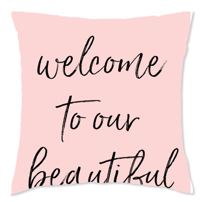 Family Square Pillow Cover & Insert