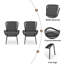 Chaise de patio avec coussins (ensemble de 2)-117558745