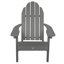 Chaise Adirondack en plastique avec repose-pieds Milaca-117800034