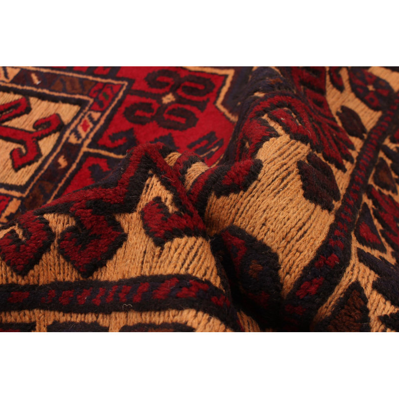 Miruna One-of-a-Kind 3'3" X 5'3" New Age Wool Area Rug in Tan