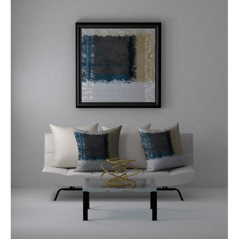 Housse de coussin carrée et attrayante, 18 po x 18 po