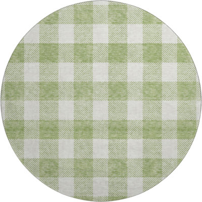Premium Machine Washable Prisco Aloe Rug