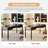 Hoai 60''W Transitional Fluted Simple Assembly Desk with Charging Station and Cable Management-219482682