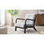 Chaise avec accoudoirs en bois massif Zoné-2010957996