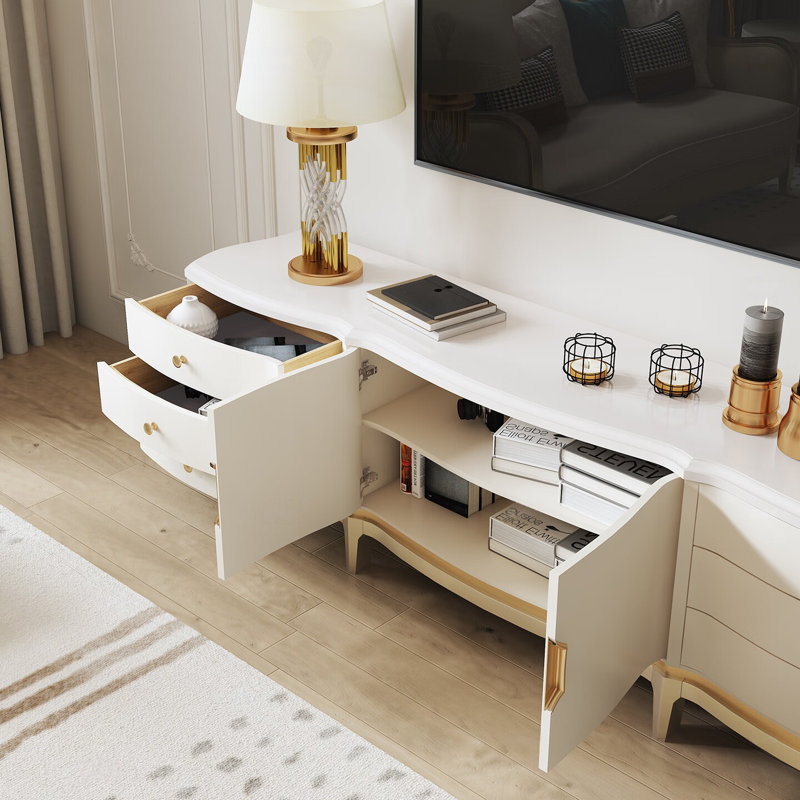 Meuble télé de luxe de style français