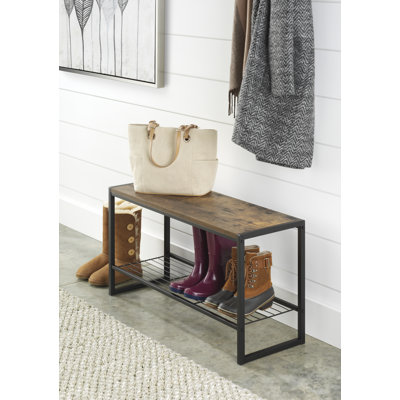 Banc en bois manufacturé Stamey