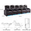 Fauteuil de cinéma inclinable Power Zero Gravity-1784815687