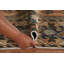 Tapis géométrique fait à la main 7 x 10