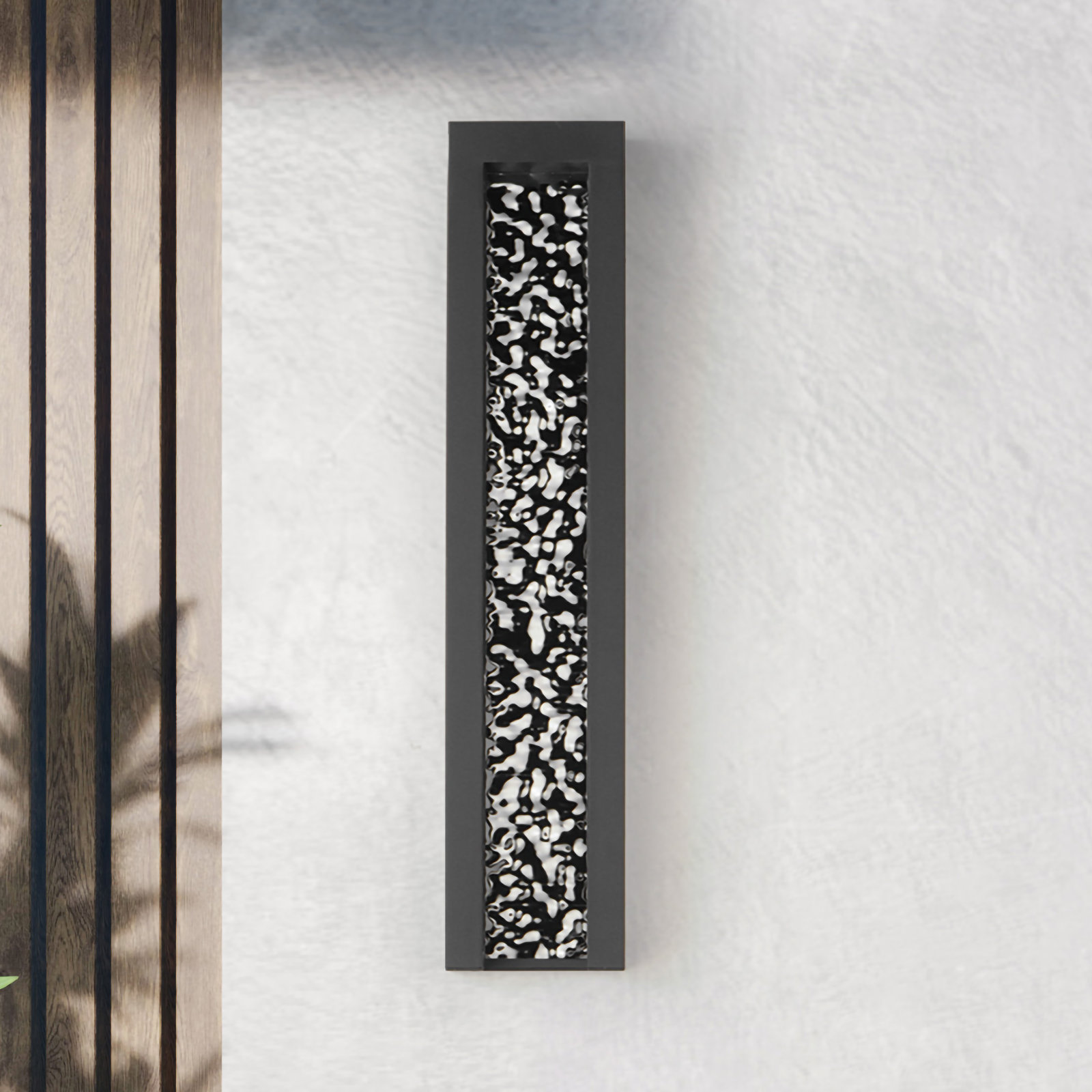 Alessander Rectangle Outdoor LED Wall Light, 30" H x 5" W x 2.5" D
