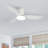 Karlena 40'' Low Profile Dimmable Ceiling Fan with LED Lights and Remote Control (Set of 2)-116573979-116573980-116573984