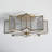Putnam 2-Light Ceiling Light in Natural Brass-1764908369