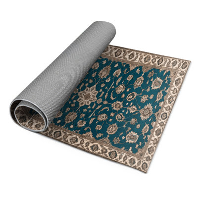 Tapis gris d'intérieur et d'extérieur Tabriz