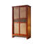 Nouvelle armoire de rangement coulissante en bois de hêtre à double porte de style chinois