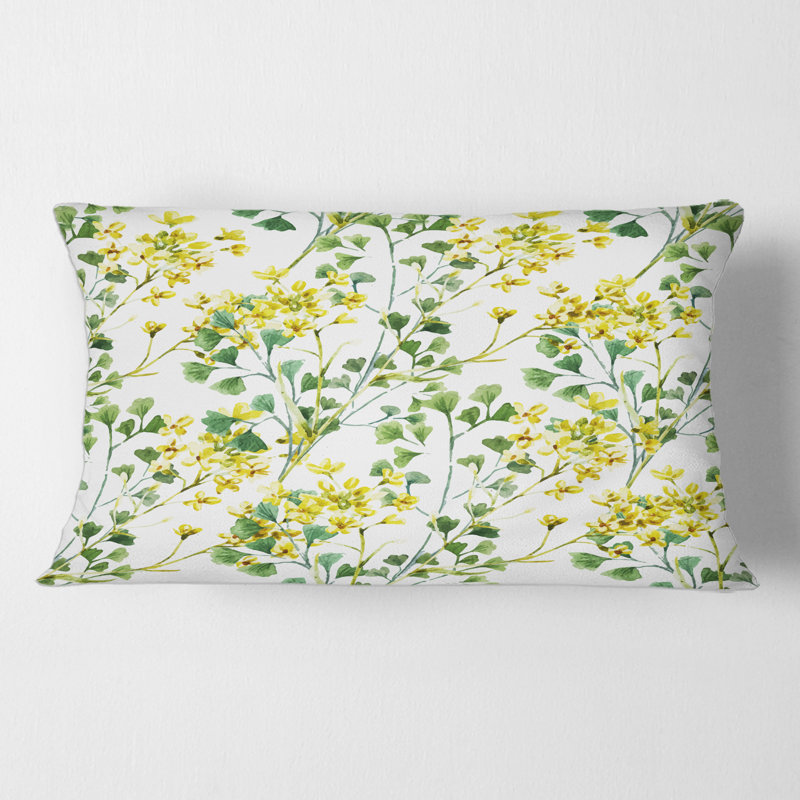 Vibrant Wildflowers Rectangular Pillow Cover & Insert