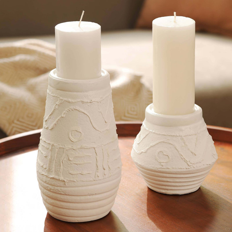 Porte-bougie en terre cuite Home Decor