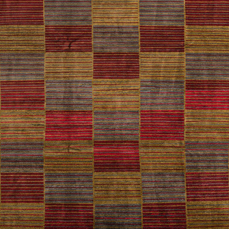 Tapis abstrait moderne 3319ABS3327, Carré 7 pi