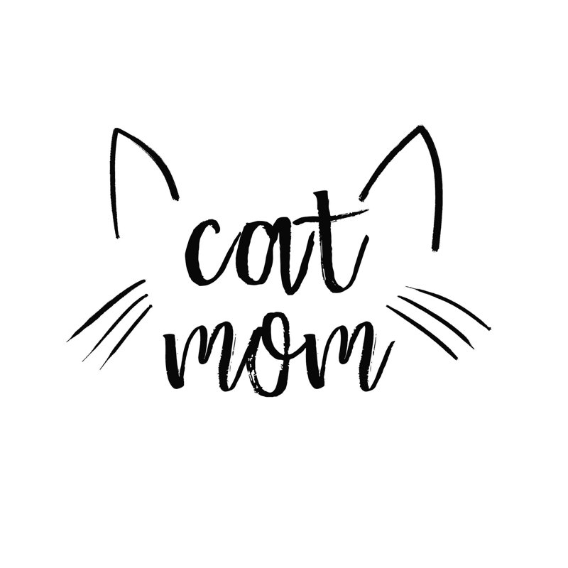 " Cat Mom ", 20" H x 20" W  